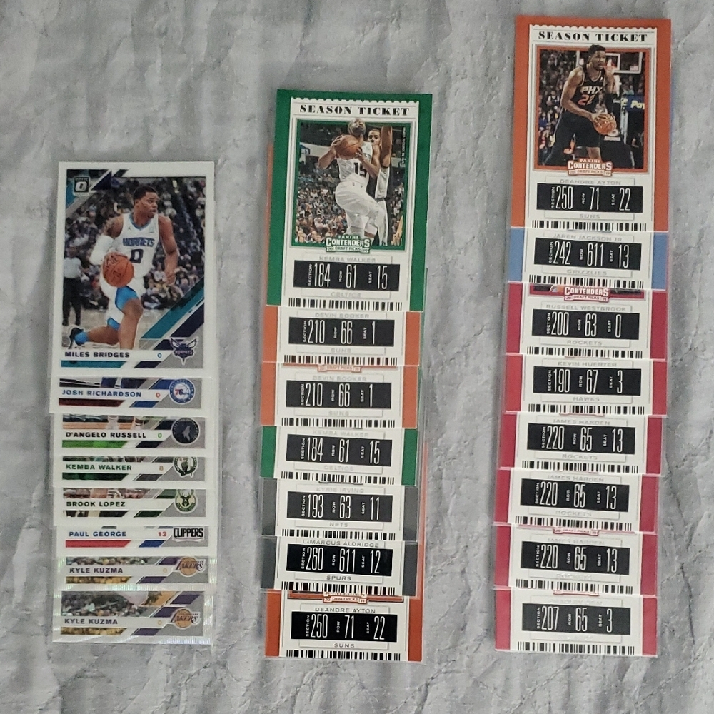 Basketball Trading Cards Set